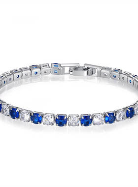 亚马逊热销时尚4mm间色锆石手链