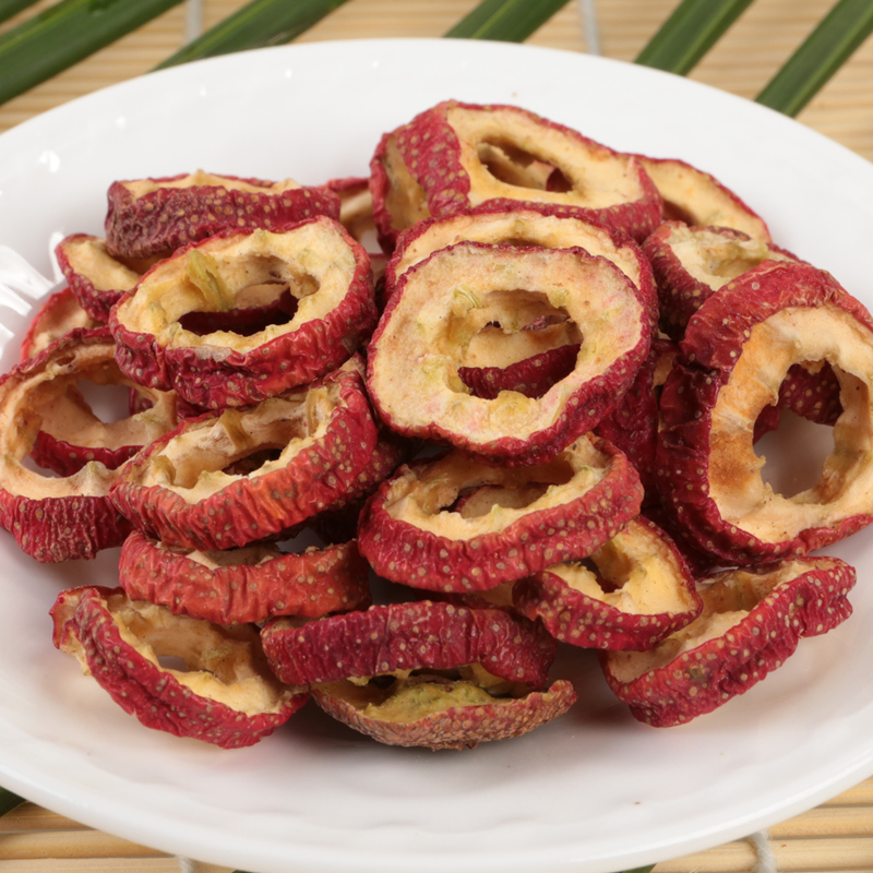 无核山楂干泡茶片 500g包邮新货无籽去核山渣空心圈泡水零食特产