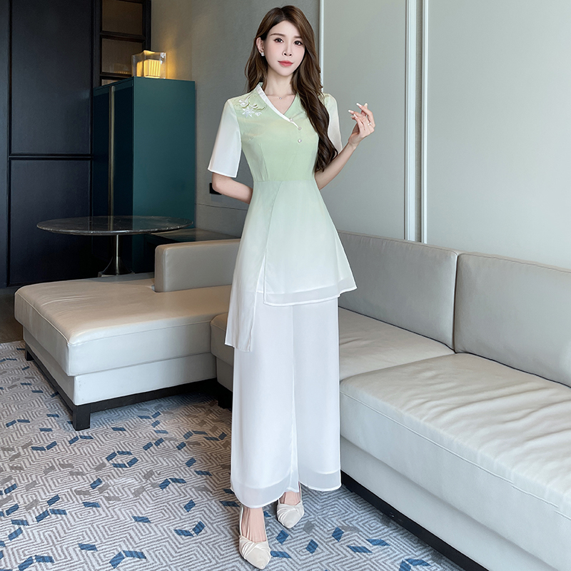 美容师工作服女采耳按摩技师套装