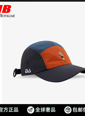 New Bcfauae NB官网正品字母刺绣软顶速干棒球帽男女款拼色鸭舌帽