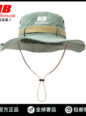 New Bcfauae NB官网正品多巴胺渔夫帽女遮阳防晒西部牛仔风登山帽
