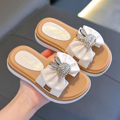女童拖鞋夏季居家软底防滑公主浴室内外穿时尚韩版女孩儿童凉拖鞋