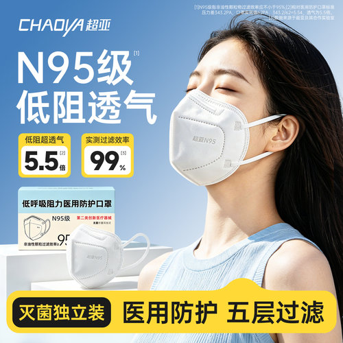 n95级医用防护口罩女高颜值透气