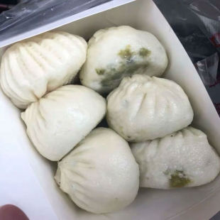 苏州特产蛮好阁包子铺招牌薄皮净素菜包子豆沙包肉包玫瑰包三丁包