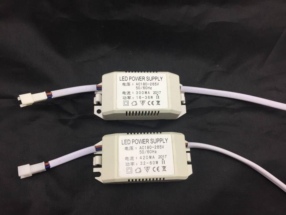 LED一体化格栅灯盘电源\16-36w300ma\32-50w420ma电子整流器