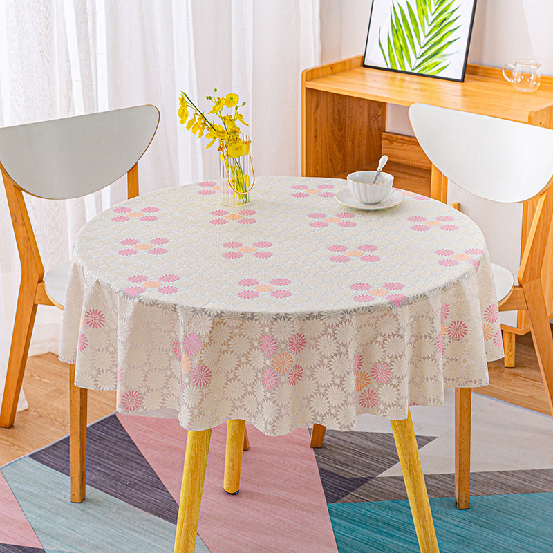 防水防烫餐桌布PVC欧式免洗防尘