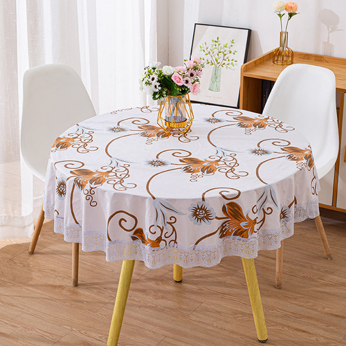 田园PVC防水防油餐桌布防烫免洗