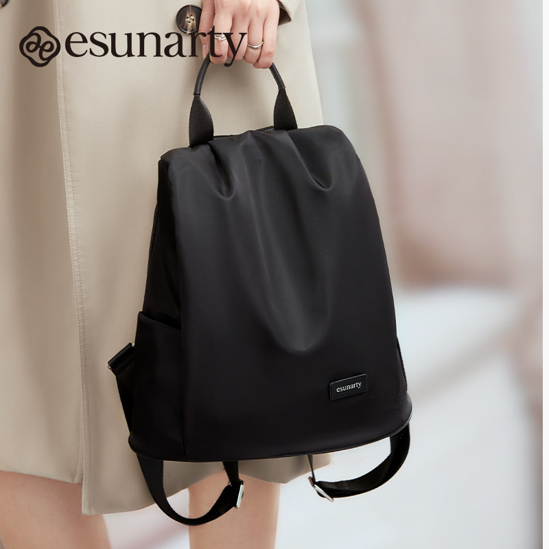 防盗双肩包女2025新款时尚大容量轻便牛津布防水休闲旅行双肩背包