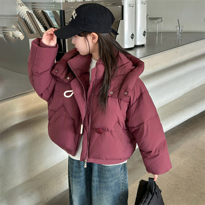 女童棉服2025新款洋气儿童冬装