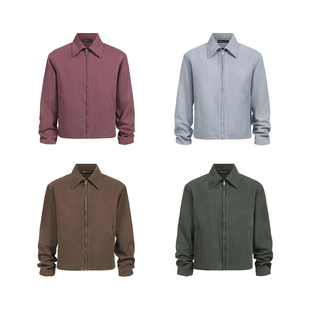 【TZ killer】Simple jacket 水洗短宽多色夹克外套宽松百搭上衣