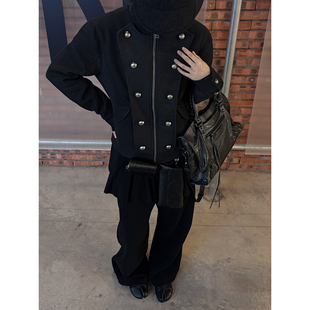 killer 立领开衫 宫廷 华夫格重磅夹克 外套男女秋冬 拿破仑