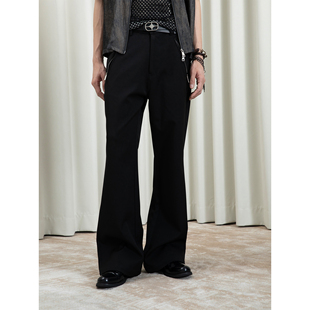 killer Simple微喇百搭直筒拉链裤 男女简约日常显瘦长裤