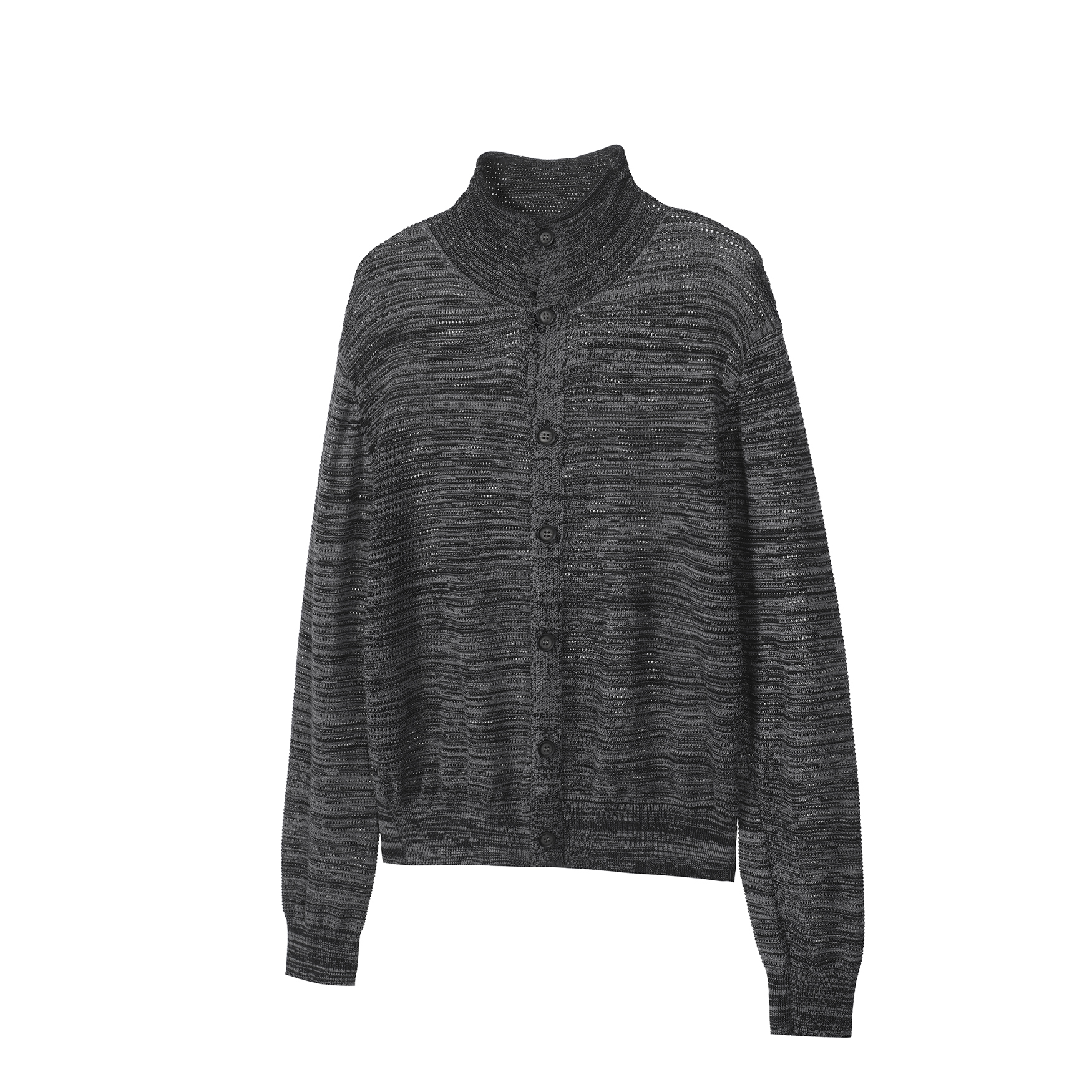 TZ killer Collar Knitwear立领针织衫 条纹百搭两色宽松长袖上衣