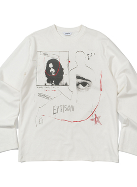 【TZ killer】BAND PORTRAIT原创印花宽松百搭长袖上衣打底衫男女