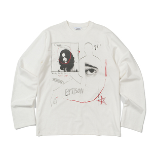 上衣打底衫 killer PORTRAIT原创印花宽松百搭长袖 男女 BAND