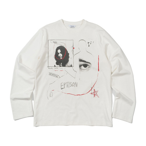 【TZ killer】BAND PORTRAIT原创印花宽松百搭长袖上衣打底衫男女