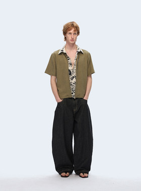 TZ killer  Floral texture shirt 肌理提花层次感花卉衬衫短袖
