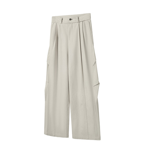 TZ killer Double Pleat 双褶阔腿牛仔裤 宽松裁剪洗水百搭长裤