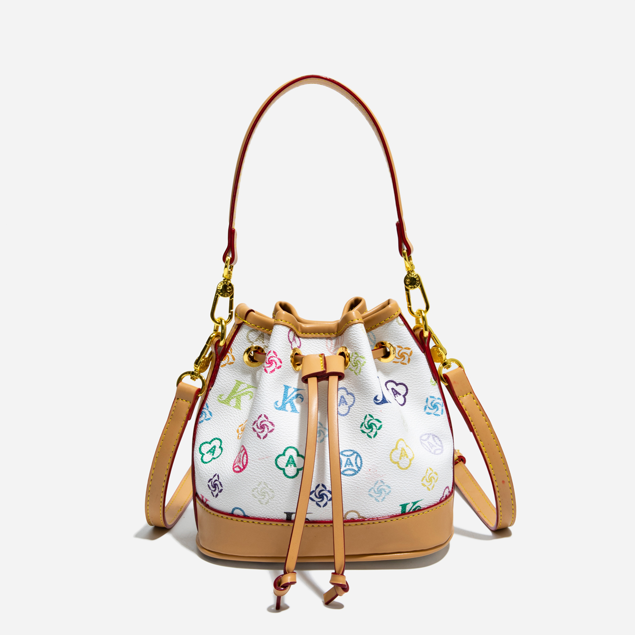 LAOYJA高级感小众老花水桶包