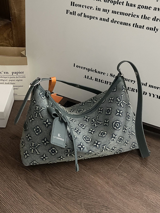 Niche Designer Bags for Women, Trendy 2026 New Style, Super Popular Denim Commuter Hobo Bag, Versatile Shoulder and Crossbody Bag
