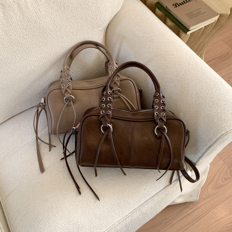 高级感小众设计包包女式2025新款超火复古保龄球包百搭单肩斜挎包,箱包皮具/热销女包/男包,通用款女包,淘宝优惠券,粉丝福利购,淘宝优惠卷