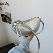 腋下饺子包高级感单肩斜挎包 小众设计爆款 超火小包包女式 2025新款