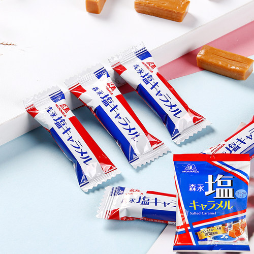 日本进口森永岩盐太妃牛奶糖网红