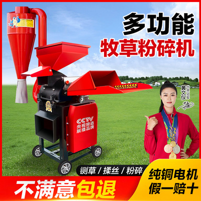 央视展播超细牧草打浆机干湿两用