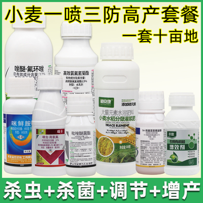 小麦增产一喷三防套餐杀虫杀菌剂