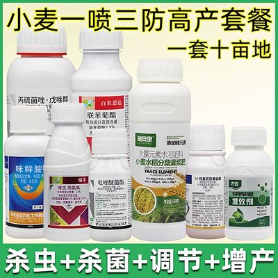 小麦增产一喷三防套餐杀虫杀菌剂