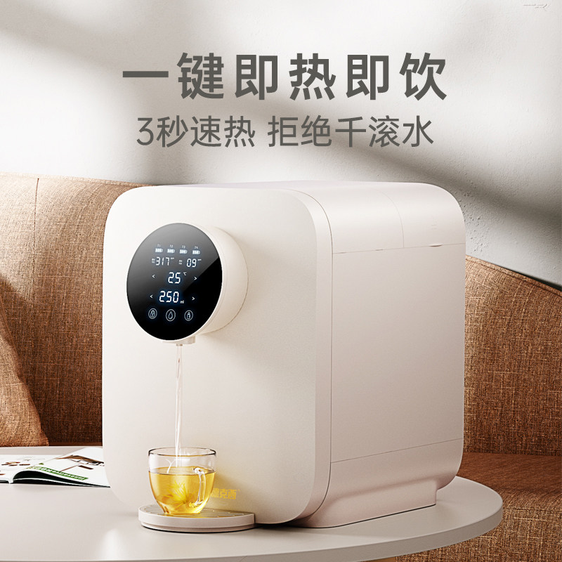 德国德克西净水器家用直饮加热台上式一体机ro反渗透过滤净饮水机