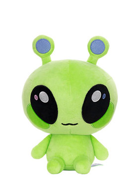 跨境新品Dingle Plushie绿色外星人玩偶毛绒玩具周边