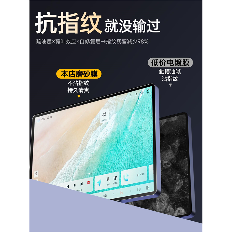 25款适用于比亚迪宋PLUS中控贴膜PLUSdmi屏幕钢化膜汽车DMI用品EV