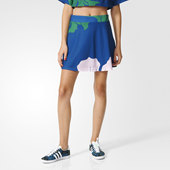 运动休闲女子短裙 Adidas 夏新款 三叶草 AZ6320 阿迪达斯正品