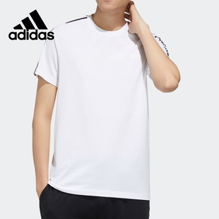 新款 Adidas 2020夏季 NEO男子运动休闲短袖 阿迪达斯正品 T恤FP7478