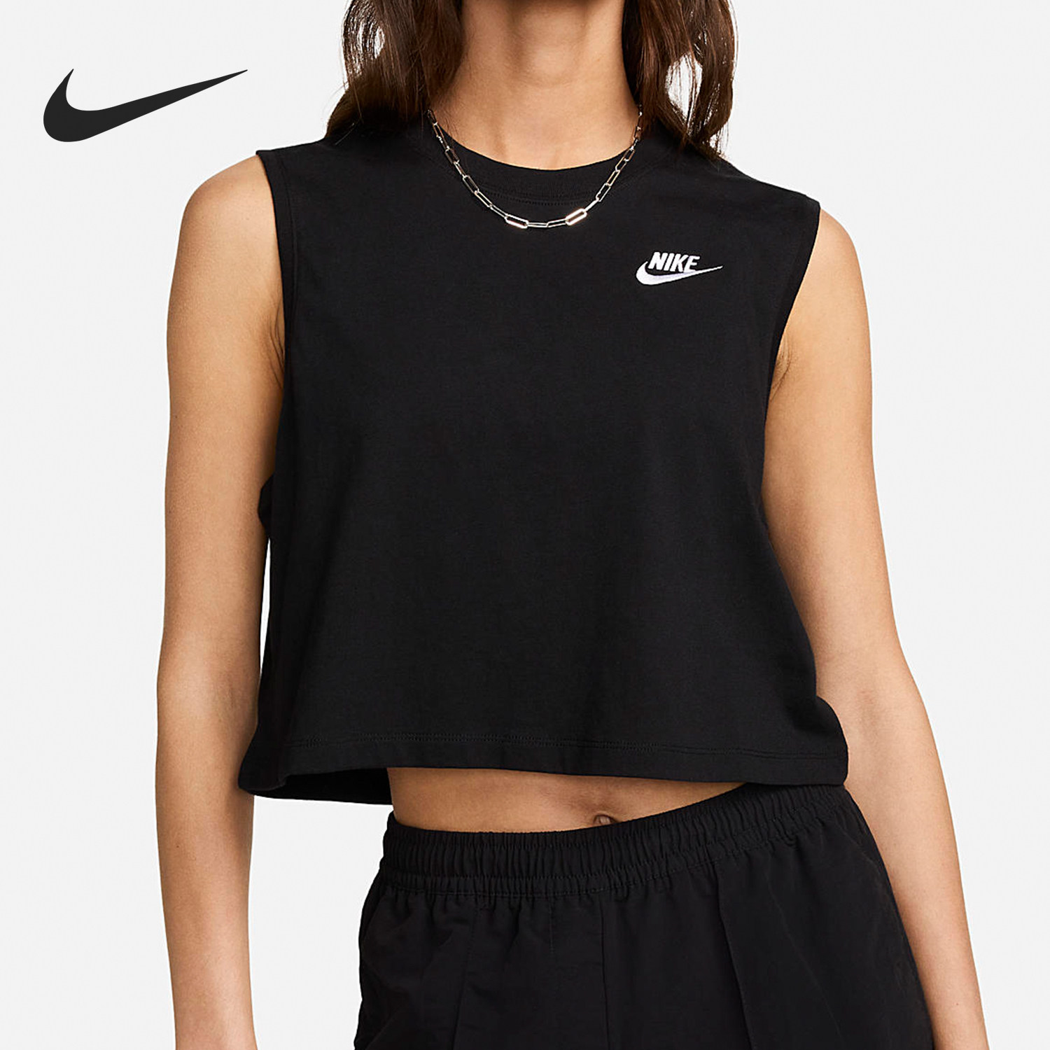 Nike/耐克正品夏季新款女士运动休闲透气无袖背心FV5506-010,运动服/休闲服装,运动T恤,淘宝优惠券,粉丝福利购,淘宝优惠卷