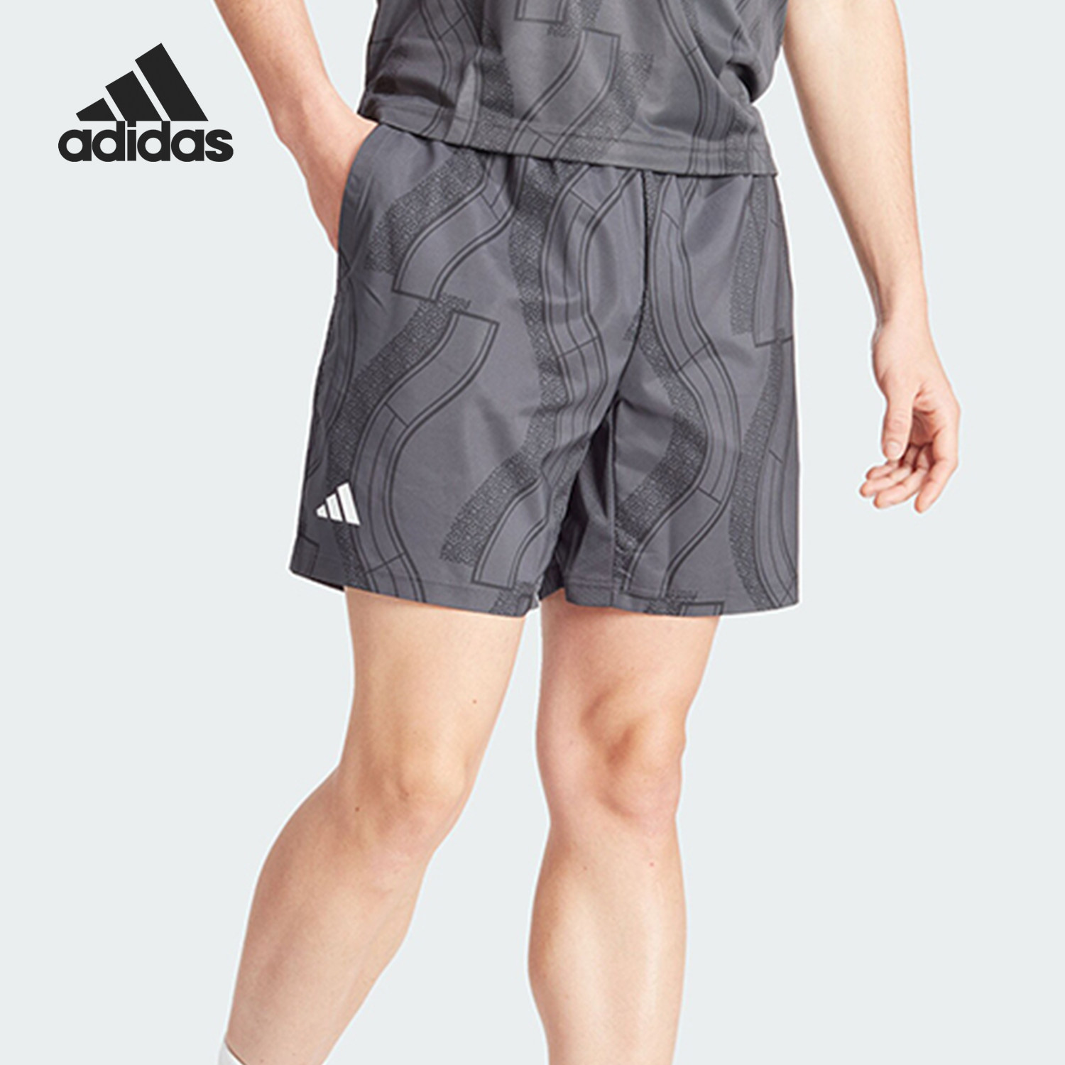 Adidas/阿迪达斯正品CLUB GRAPHSHORT男士网球运动短裤IP1884,运动服/休闲服装,运动中长裤／短裤,淘宝优惠券,粉丝福利购,淘宝优惠卷