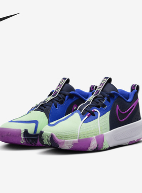 Nike/耐克正品耐磨运动新款GS女子大童系带轻便篮球鞋FQ2784-400