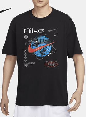 Nike/耐克正品夏季新款男士时尚透气休闲圆领短袖T恤FV8419-010