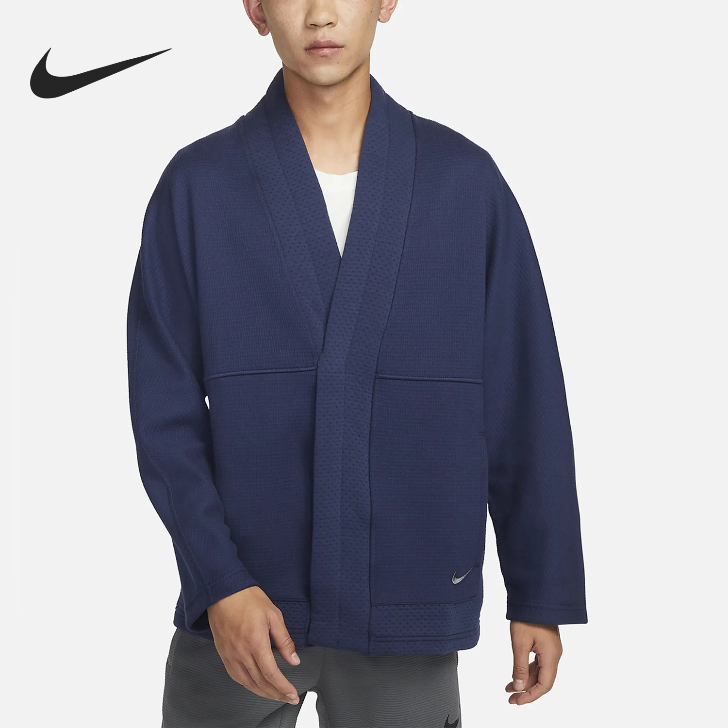 Nike/耐克正品冬季新款男子运动休闲宽松针织外套DQ6694-410