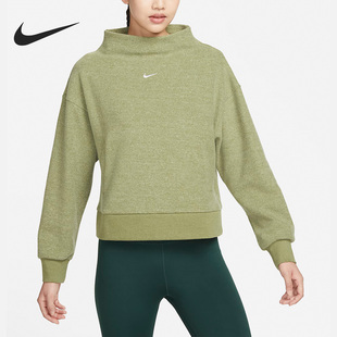Nike 冬季 女子训练运动企鹅套头卫衣DQ6254 334 耐克正品