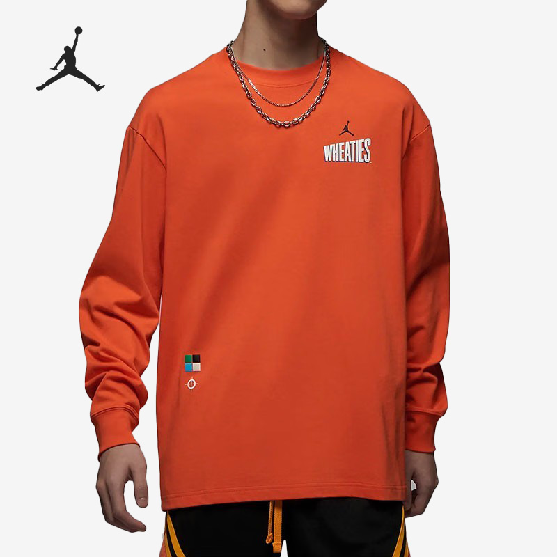 Nike/耐克正品JORDAN新款男子圆领休闲运动长袖T恤DV8429-817