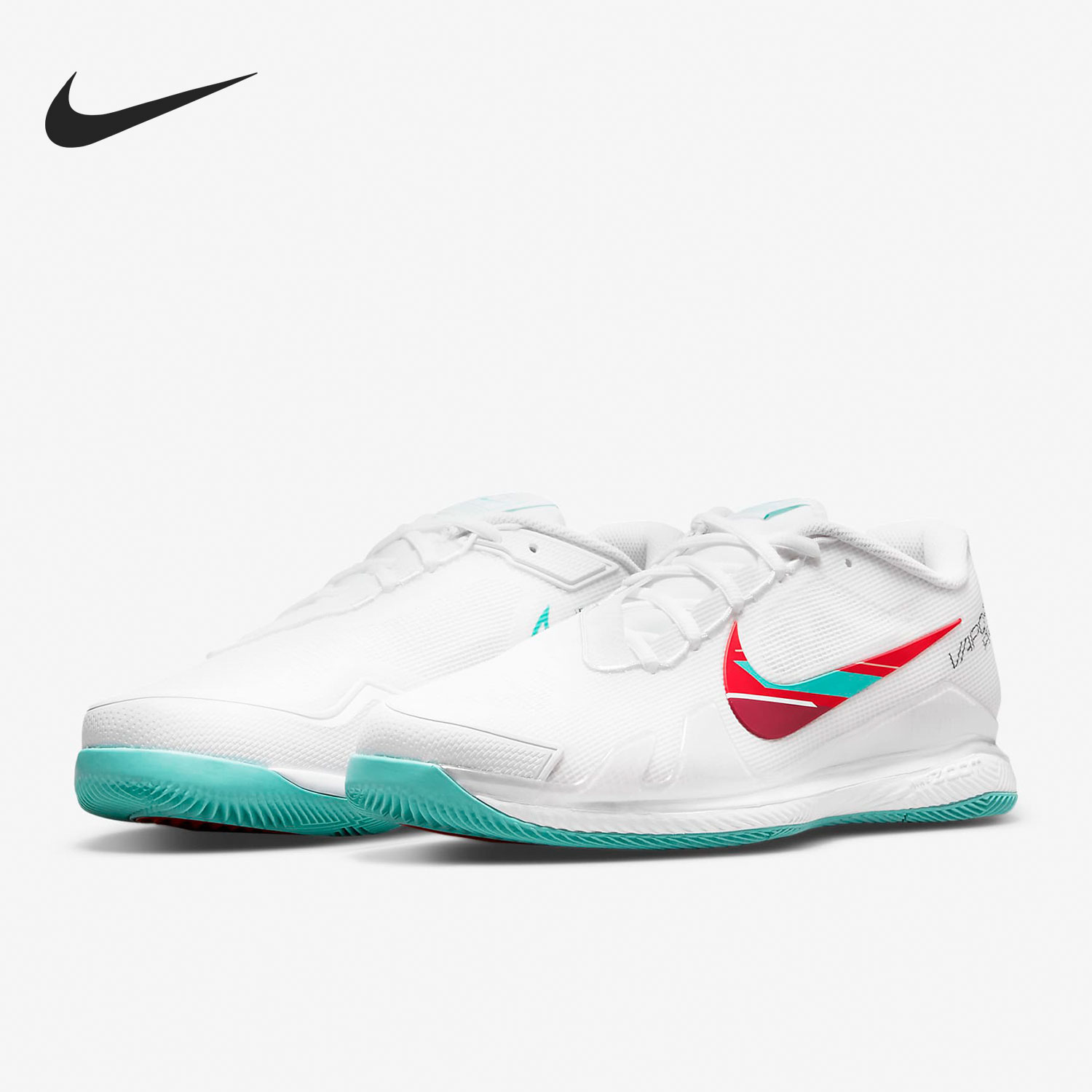 耐克男子硬地球场网球鞋