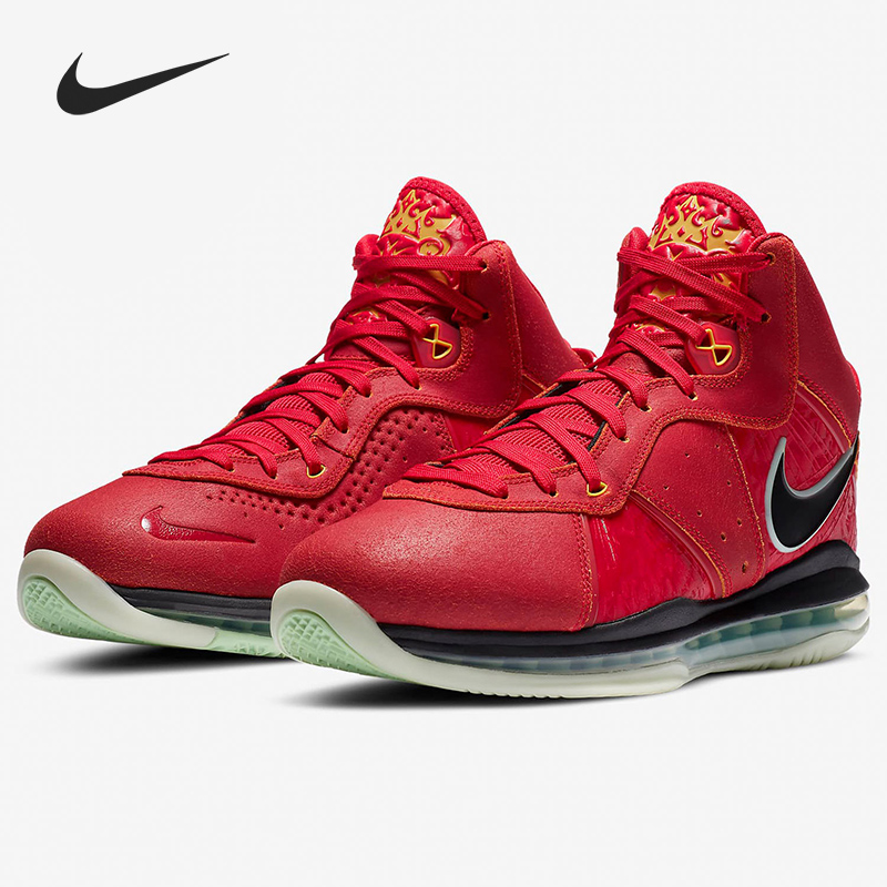 Nike/耐克正品 Nike Lebron 8 LBJ8詹姆斯 8大红篮球鞋 CT5330