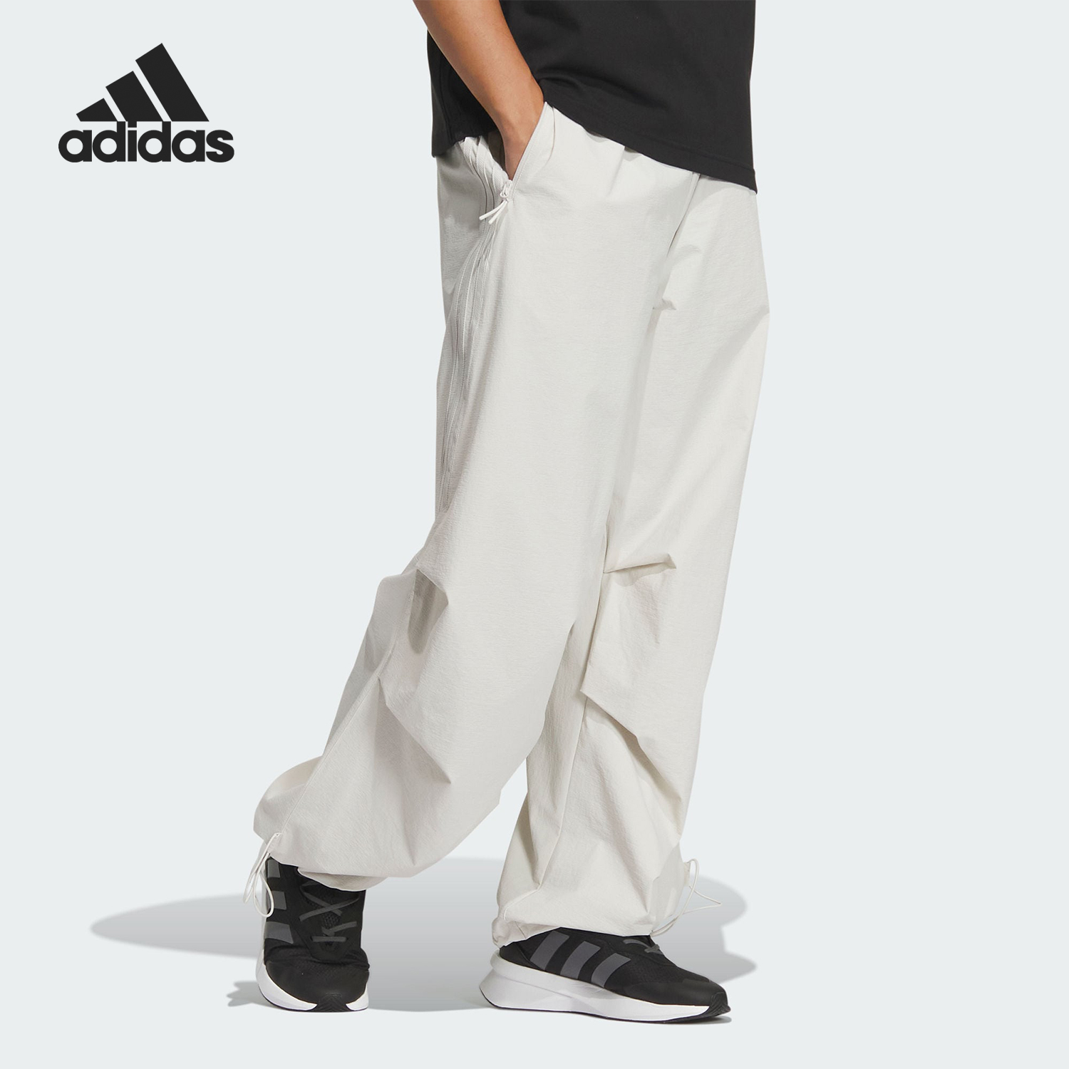 阿迪达斯男士休闲运动工装长裤