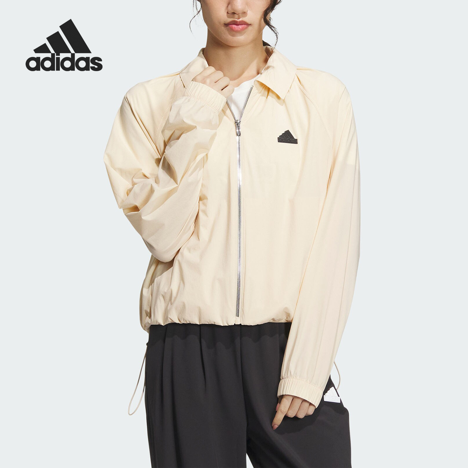 阿迪达斯女士运动休夹克外套