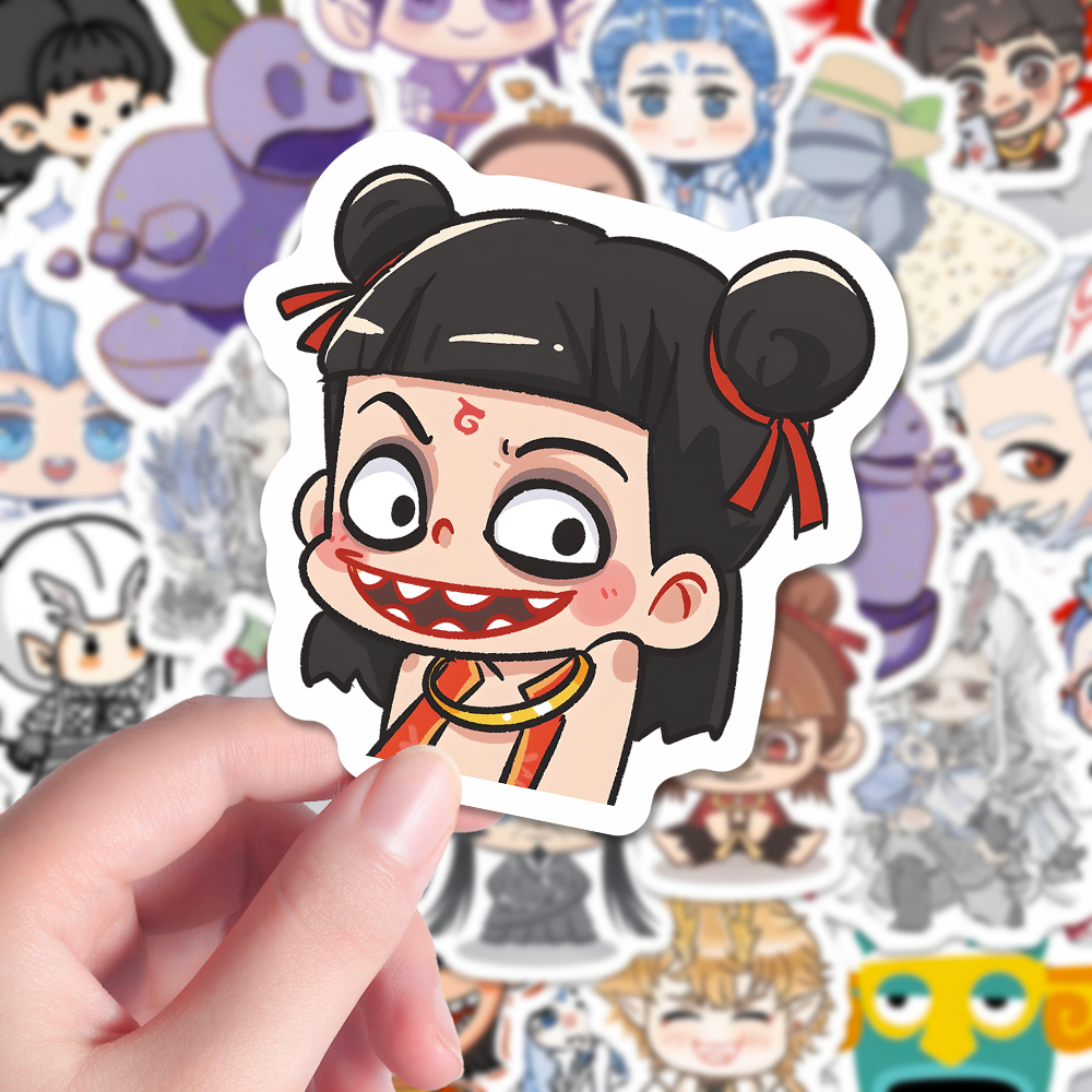 184张呆萌藕饼贴纸可爱卡通