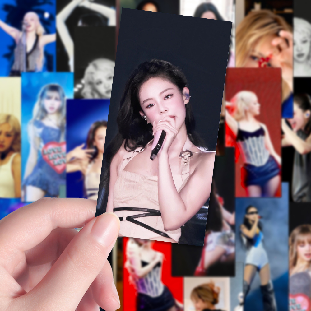 128张blackpink三巡演唱会贴纸Lisa金智秀金珍妮朴彩英周边贴画