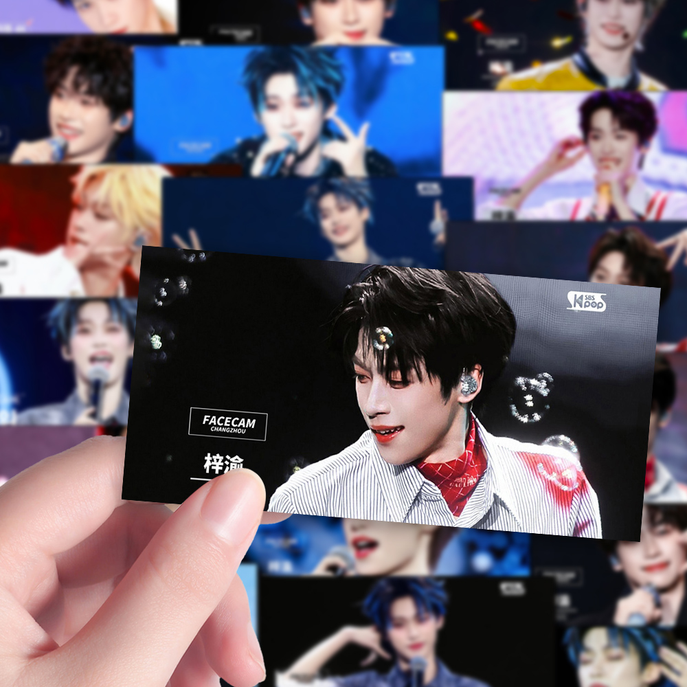 160张梓渝直拍贴纸渝你专属帅气逆爱吴所畏物料装饰手机手账贴画