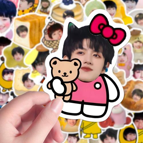 136张可爱食物朱志鑫大头贴贴纸